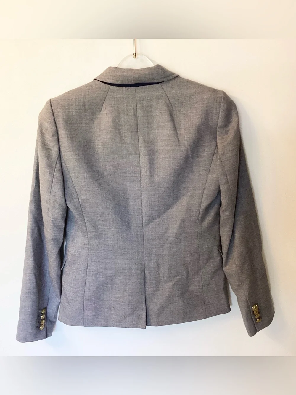 J.Crew Classic Wool Blend Schoolboy Blazer - Gray - 0